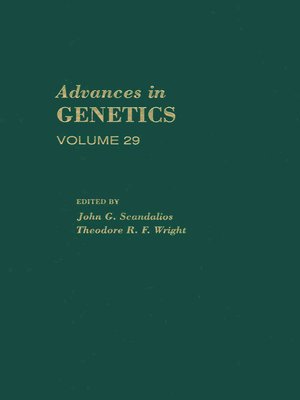 cover image of Advances in Genetics